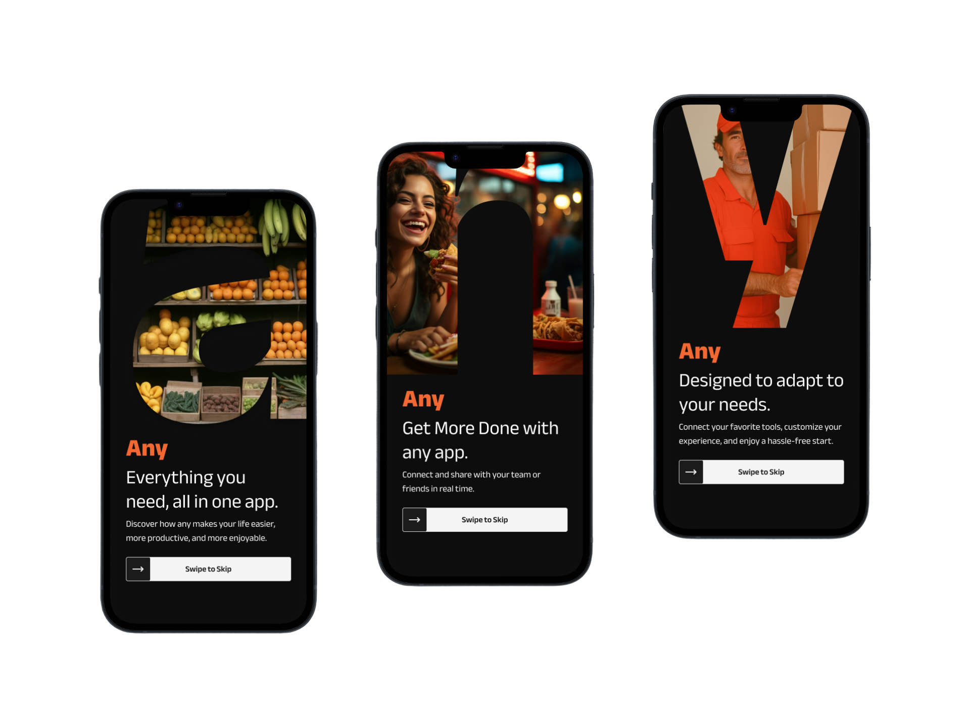 ANY App Layout Walkthrough Map